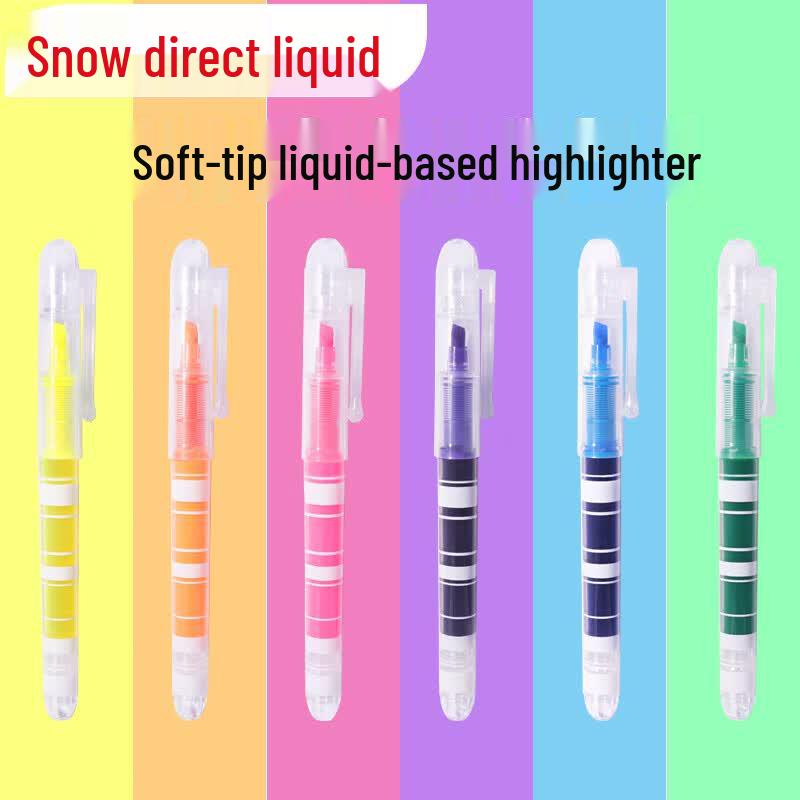 Snowhite Fluorescent Highlighter Pen Set