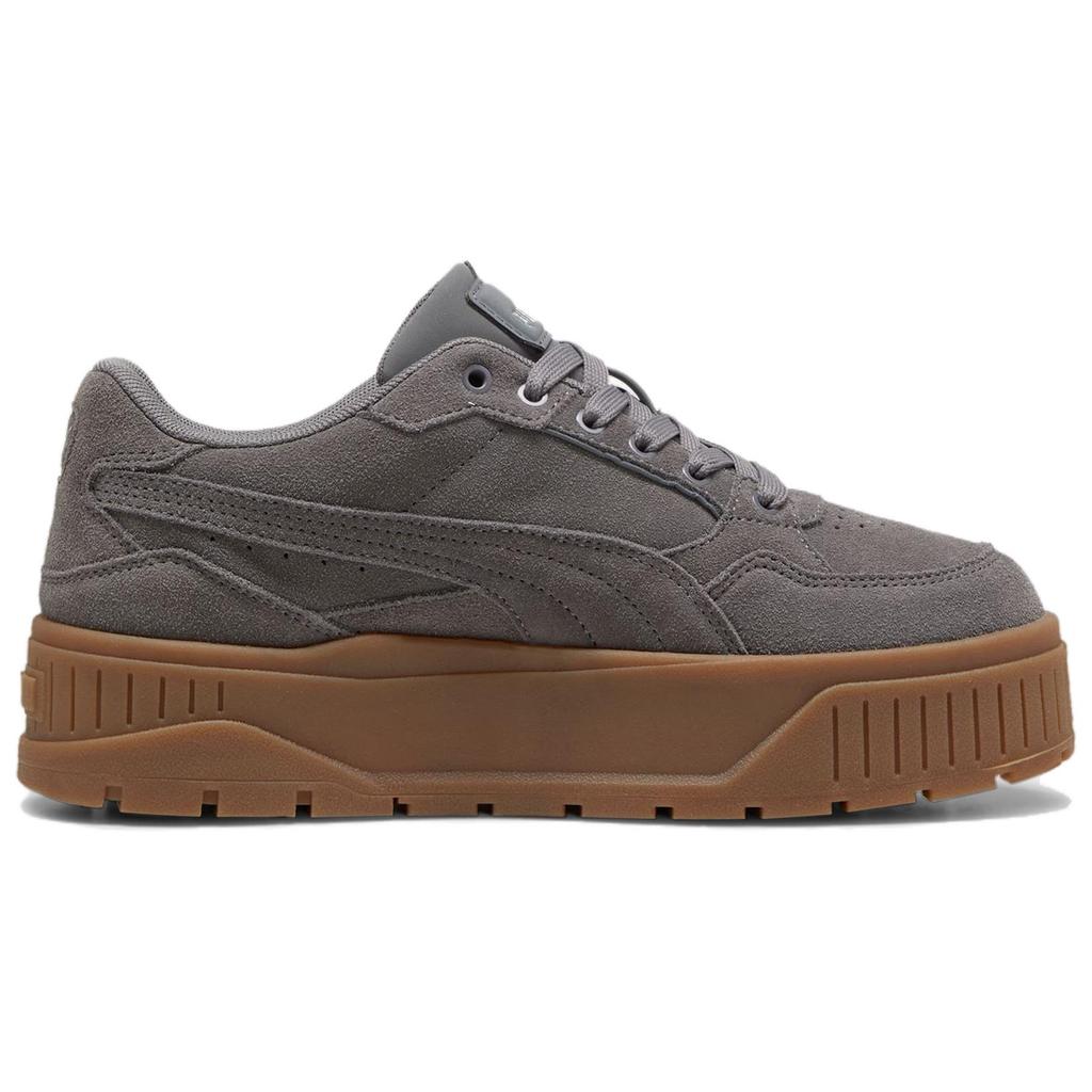 Puma Karmen II Idol Платформа Женские Крутые Темно-серые Низкие Повседневные Кроссовки 397462-03