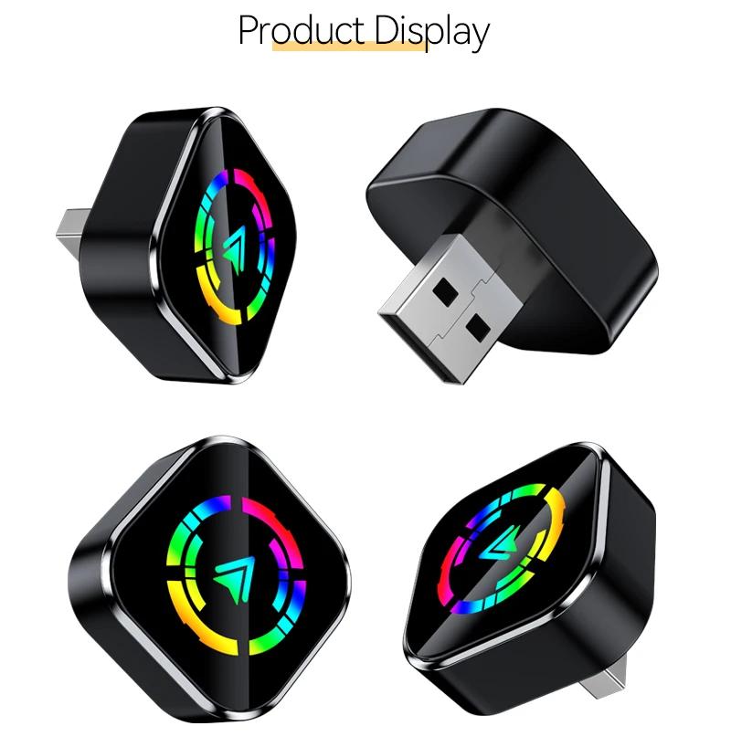 2025 НОВЫЙ Беспроводной адаптер CarPlay Android Auto 2 в 1 Смарт-донгл WIFI Для iPhone Android телефона Для Volvo Benz Mg Kia Chery VW