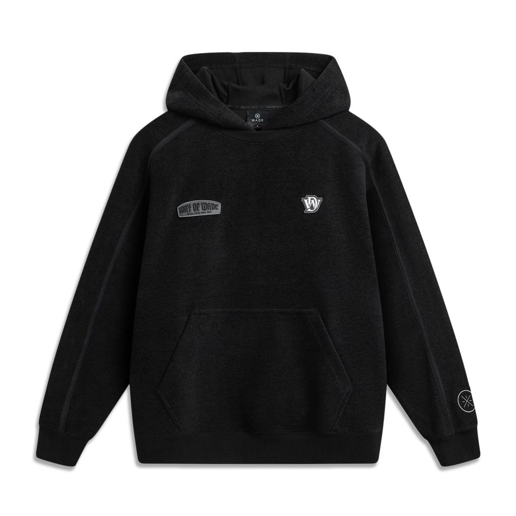 Li Ning Серия Уэйда Буквенный Худи Мягкий Дышащий Универсальный Свободный Свитшот Мужской свитшот AWDV729-1