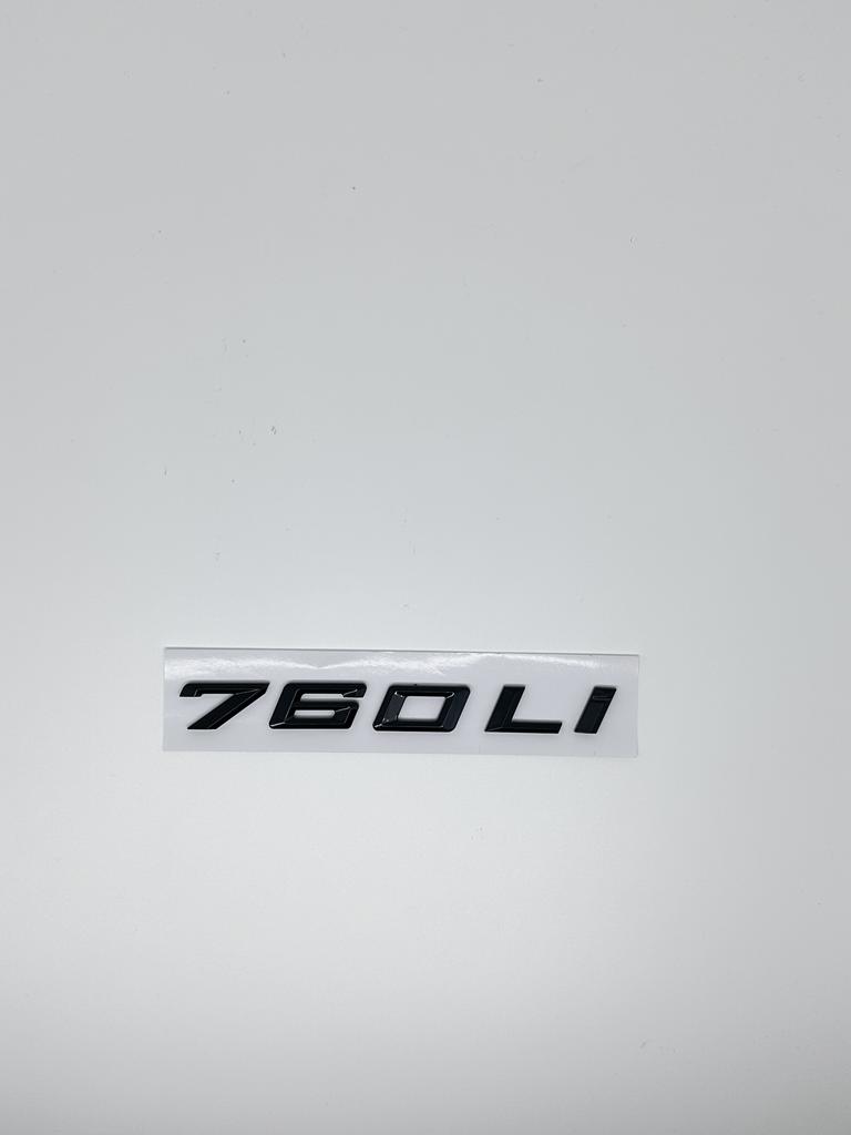 3D ABS Car Trunk Letters Logo Decals Badge Emblem Sticker For BMW 7 Series 730Li 740Li 745Li 750Li 760Li G11 G12 E38 E65 E66 F01