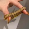 """Богатый" Универсальный Средневековый Браслет для Тяжелой Промышленности Женский Золотой Французский Ретро Легкая Роскошь Судебный Стиль Браслет"""