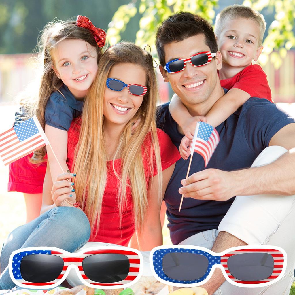 Sunglasses American Flag Sunglasses For Independence Day Flag Day  Events Sunglasses Prevent  Your Eyes From UV Rays Outdoor Activities Fash