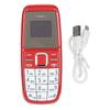 Mini Button Phone Unlocked Dual SIM Card 2G GSM Low Radiation BT Dialer Music Player with Voice