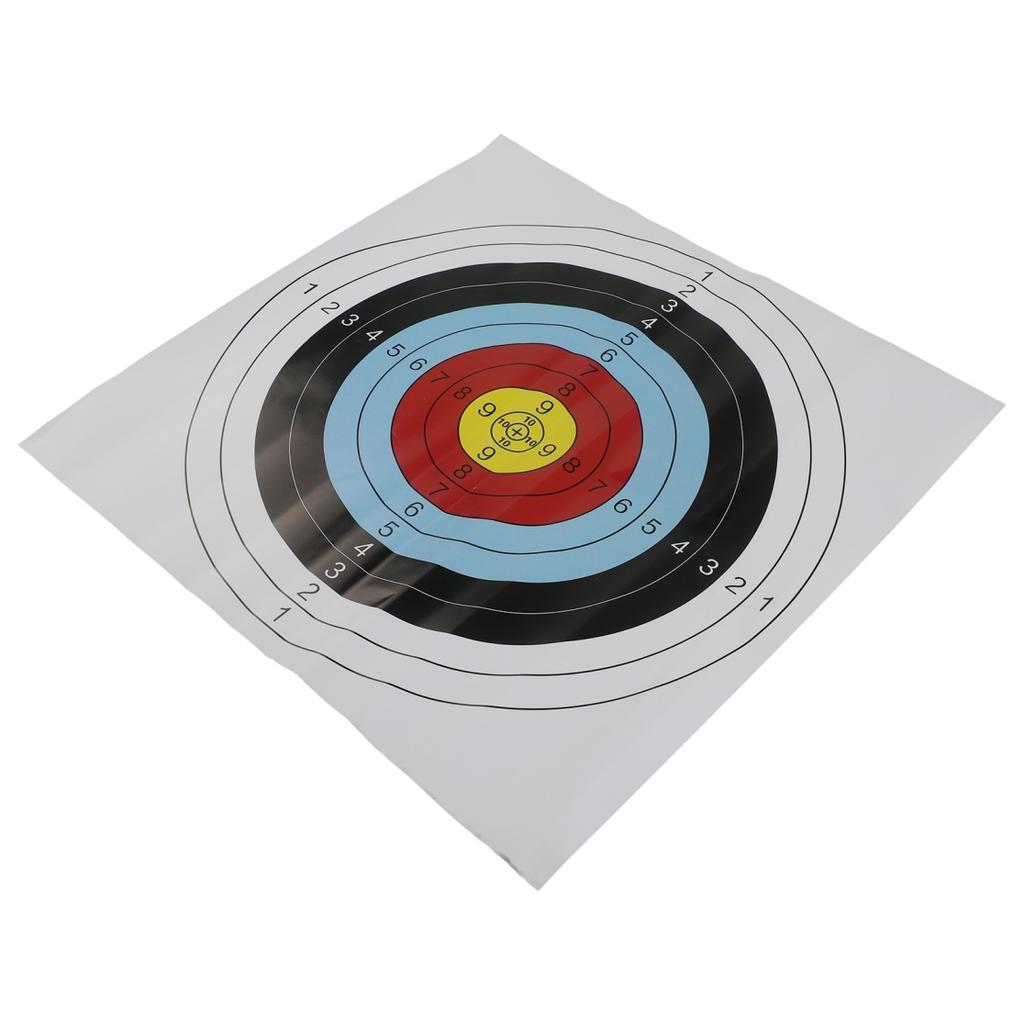 Достигайте идеальных выстрелов с 10 мишенями из ПВХ-бумаги для стрельбы из лука