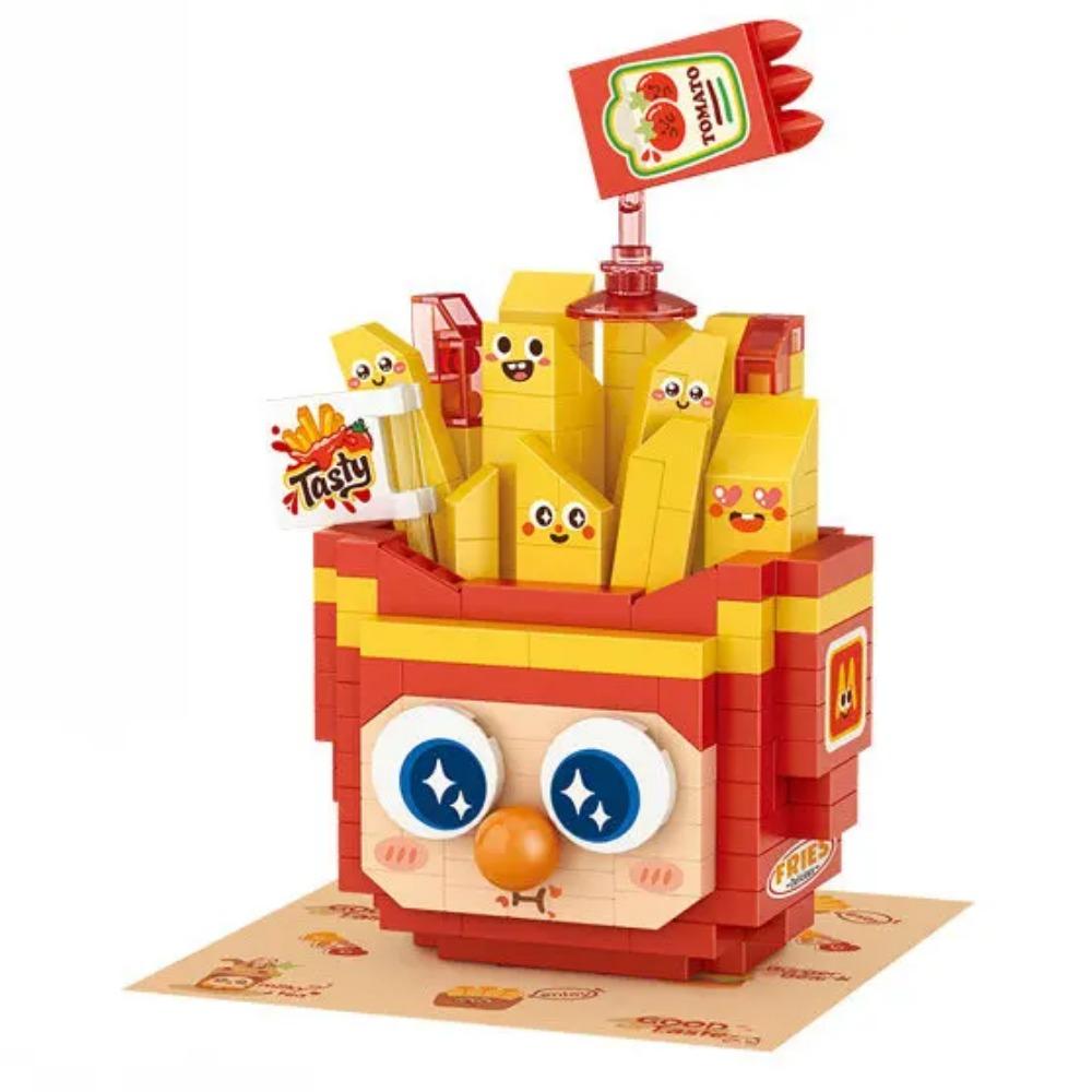 House Building Blocks Household Appliance Dessert Store Street View Snack Children's Toys Boys Girls Gifts Compatible With Lego