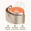 Round Shape Stainless Steel Lunch Box Practical Thermal Lunch Container Outdoor Picnic Box  Camping