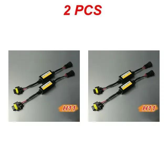 1/4 шт. Автомобильный светодиодный контроллер нагрузки Canbus H1/H3/H4/H7/H8/H9/H11 Светодиодный декодер Прочный 12 В Автомобильный 1/2/4 шт. Устранитель предупреждений