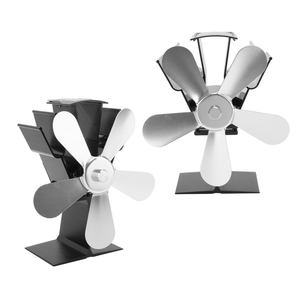 Вентилятор для дровяной печи с 5 лопастями, вентилятор для камина, вентилятор для дровяной печи, работающий на пеллетах