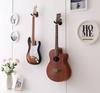 Настенное крепление для гитары, 2 шт., вешалка для укулеле, держатель с крючком, подставка, вешалки для гитары, крючки для акустических электрических бас-гитар и гавайской гитары