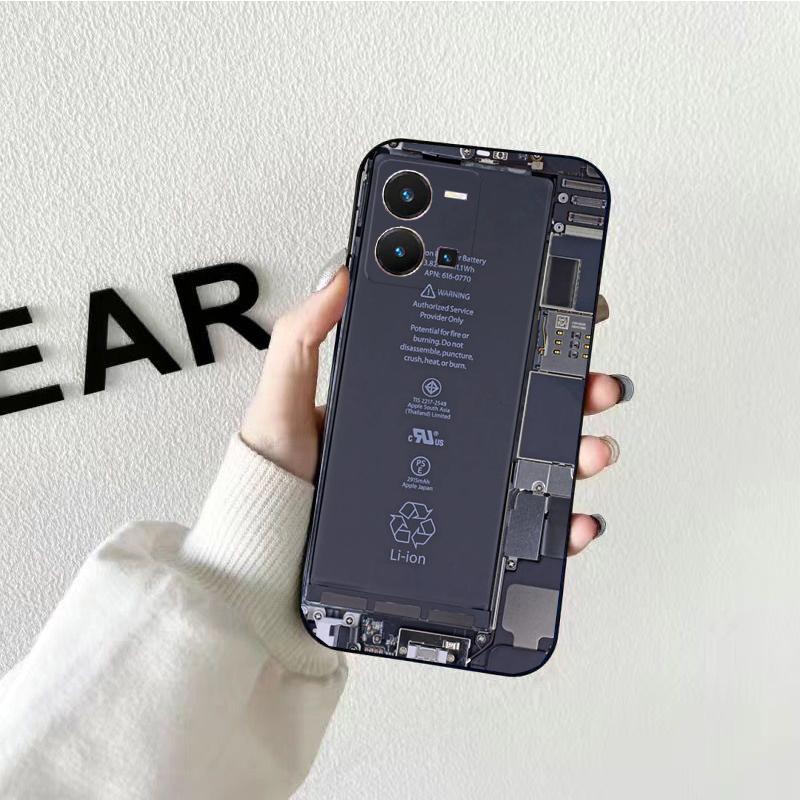 Батарея, материнская плата, чехол для телефона для VIVO V21E V21 V23 V23E V2109 V20 V25e V25 V17 NEO X60 X80Pro X90 X80 Lite Funda
