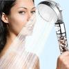 3 Modes Adjustable High Pressure Shower Head Replaceable Filter SPA Shower Head Water Saving With Switch Button Shower ZH