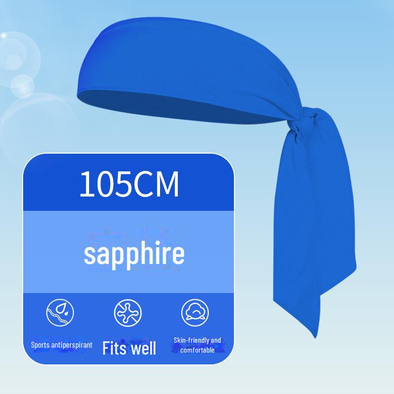 Летняя быстросохнущая теннисная повязка на голову Ice Silk и регулируемый пояс для защиты от пота для велоспорта и спорта