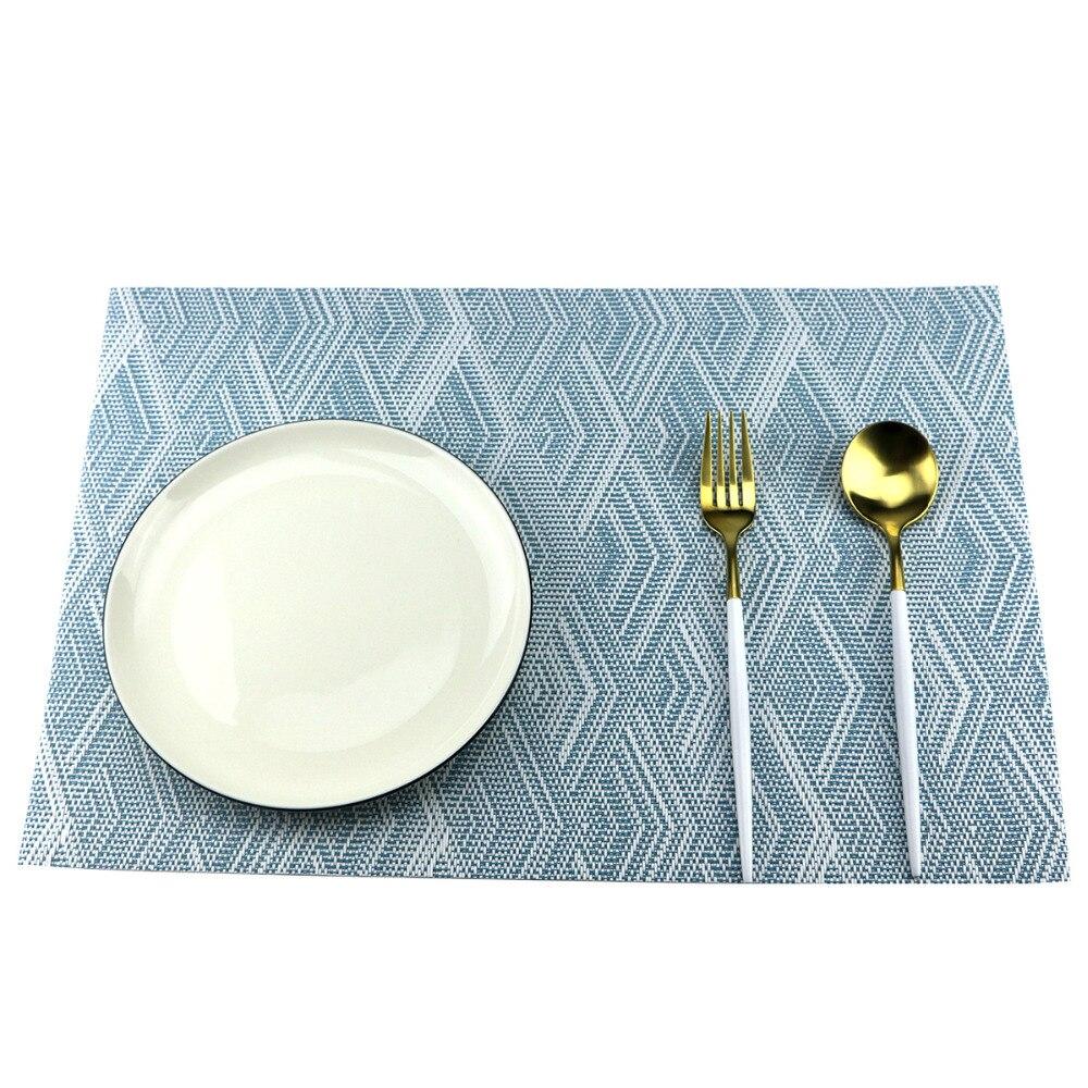 6Pcs/Set Pvc Placemat Dining Table Mats Set Table Bowl Pad Napkin Dining Table Tray Mat Coasters Kids Table Set