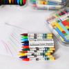 12Pcs/Box Miniature Crayon 12 Colors Doll Decoration Plastic 12 Colors Crayon Model Scenery Accessory for Photo Props