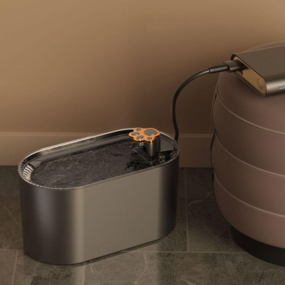 3L Cat Automatic Water Feeder Intelligent Pet Drinking Bowl Neck Protection