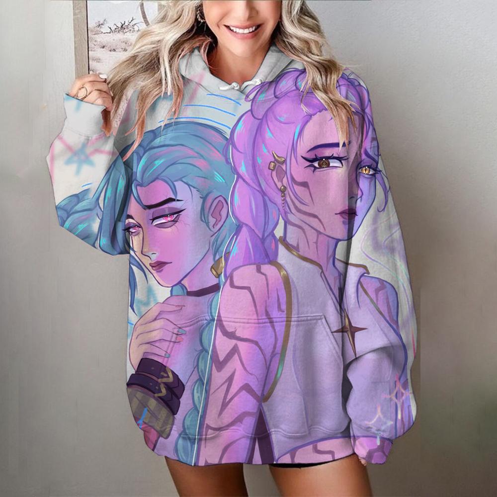 Женская толстовка K-pop «Охотники на демонов», с капюшоном, повседневная, персонализированная, уличная одежда, для отпуска