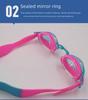 Waterproof, Anti-Fog Silicone Swimming Goggles for Girls