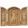 10cm Catholic Sacred Mini Table Swing Car Swing Beech Wood Jesus Saint Joseph Crafts Christian Gift Home Decoration Accessories