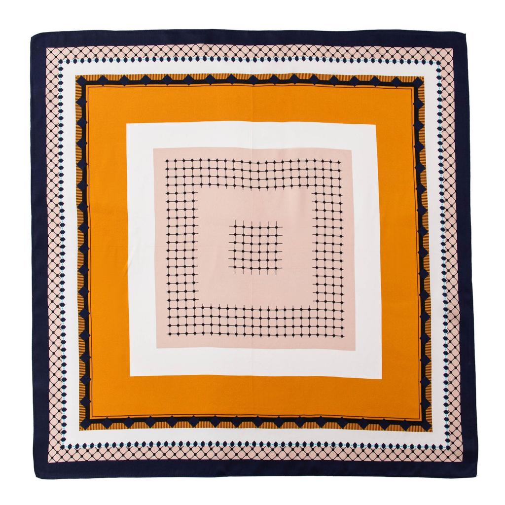 Mulberry Silk Scarf New Retro Winter Beautiful Ginkgo Printing Four Seasons Shawl Sunscreen Dual-purpose