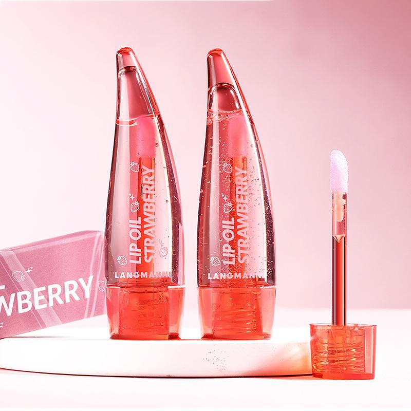 Розовый блеск для губ с алоэ вера, теплый цветной блеск для губ, увлажняющий бальзам для губ, против морщин, удаляющий омертвевшую кожу, масло для губ