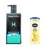 body lotion 200ml + men's shampoo 500ml