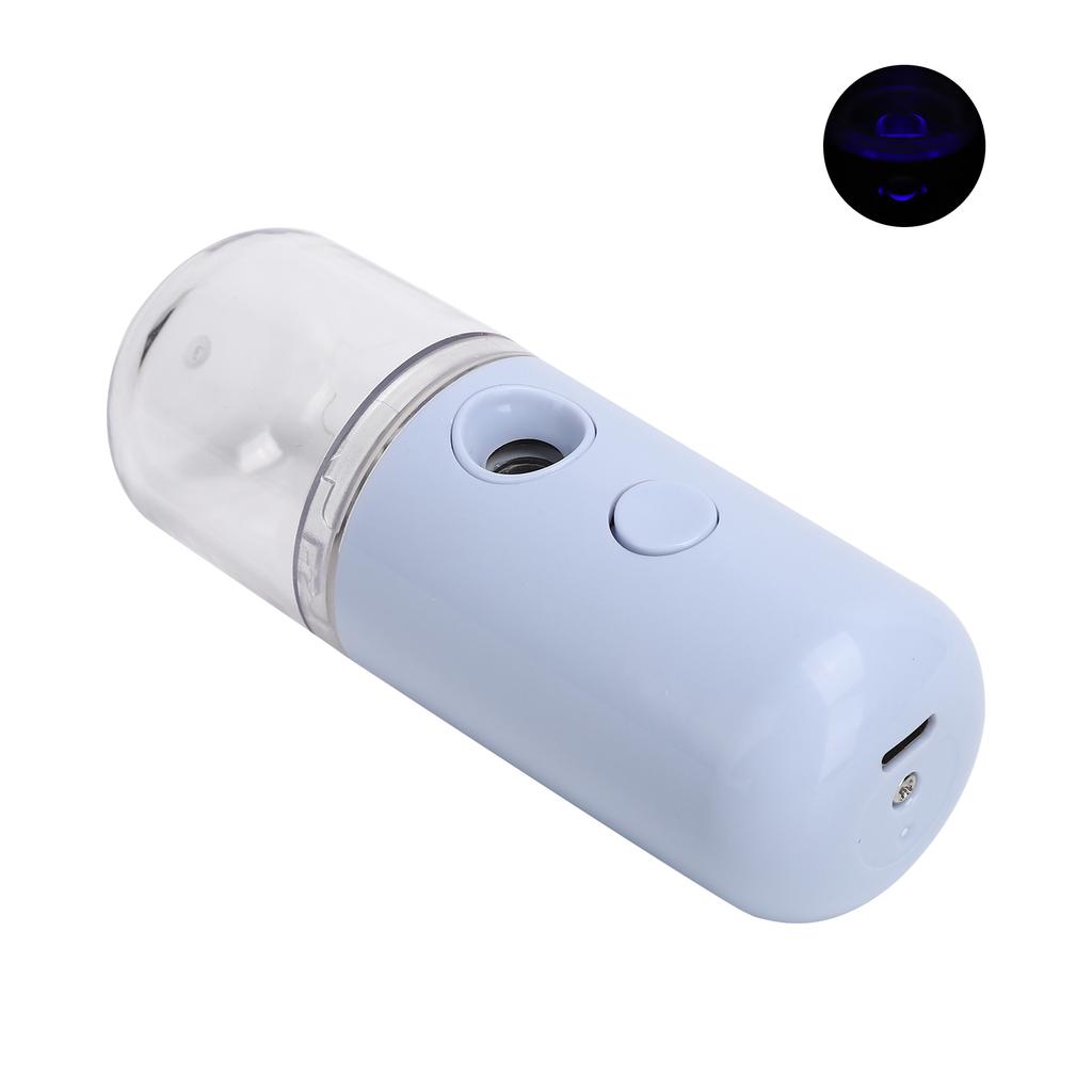 Ручной распылитель для лица с функцией увлажнения, перезаряжаемый, увлажняющий, увлажнитель для лица, спрей, светло-фиолетовый