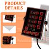 4/6 Channel Stainless Steel LED Technology Kitchen Timer Loud remind Digital Kitchen Timer Reminder Function Commercial Cooking