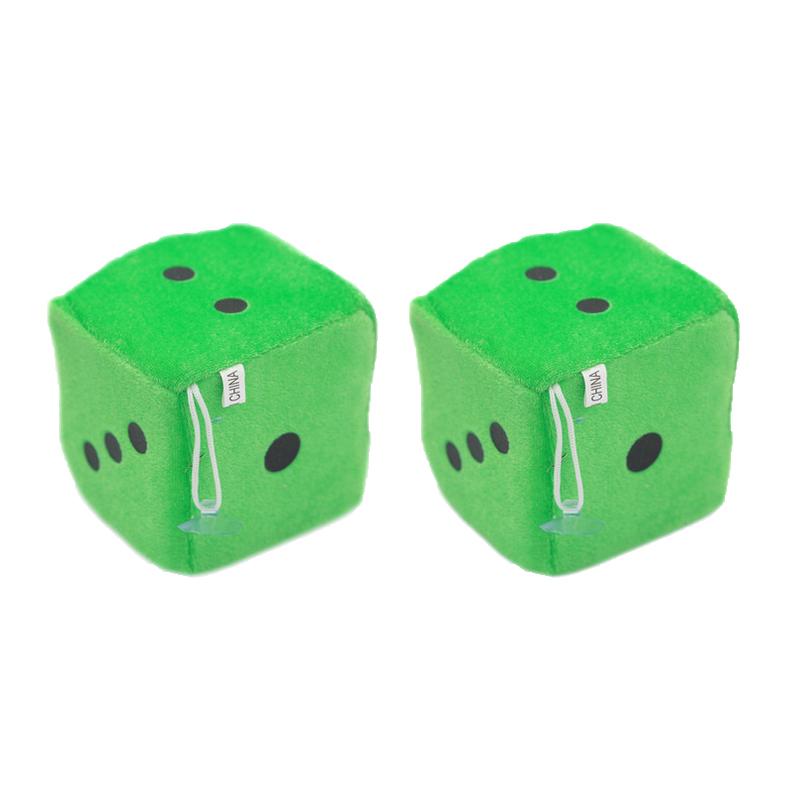 Красочные плюшевые кубики Подвеска для подвешивания в машине Кубики Украшения-шармы для стайлинга зеркала заднего вида автомобиля Аксессуары для украшения салона автомобиля