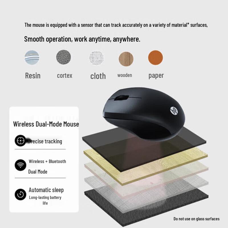 HP FM530A Dual-Mode Wireless Mouse