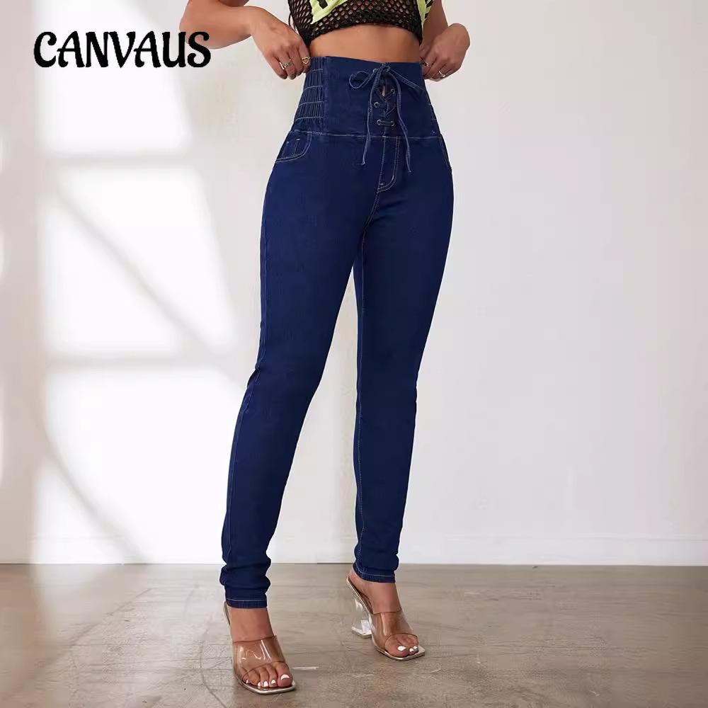 Spring and Summer Women's Jeans Sexy Hip Lifting Calf Pants Jeans