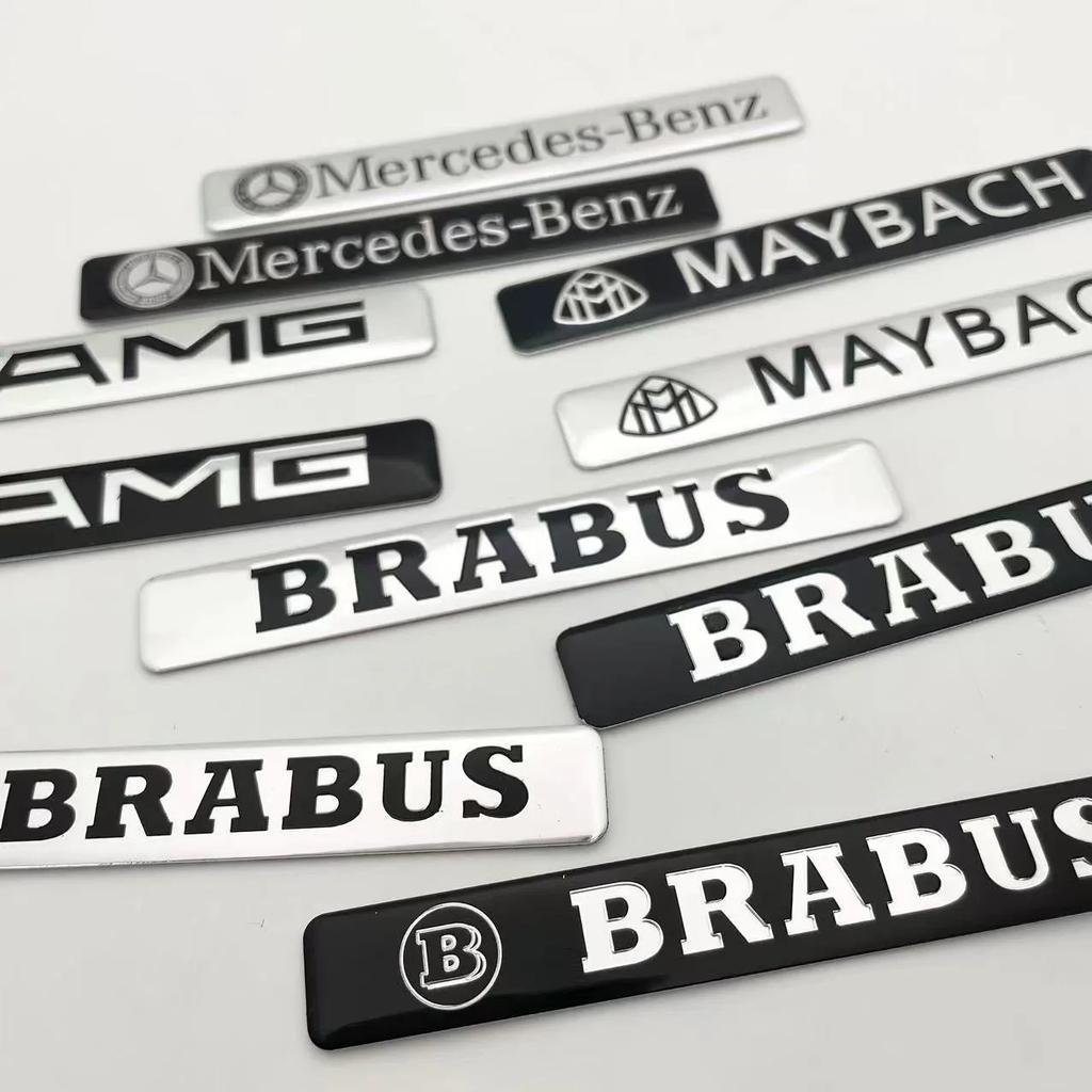 2025 Горячие 3D Металлические Наклейки-Значки Аксессуары Для Mercedes Benz AMG Brabus Maybach W206 W204 W205 W212 W213 W221 W222 W223