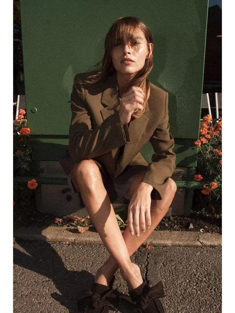 Женский свободный пиджак в стиле ретро-стритстайл Осень 2024 - Европейская и американская мода