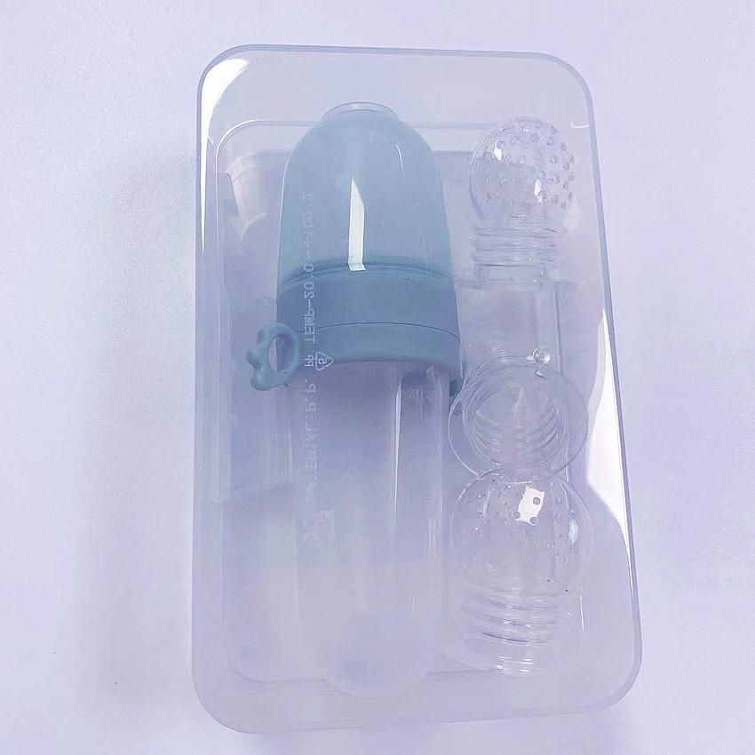 Детский ниблер для фруктов и овощей с силиконовой ложкой