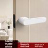 (1 Set) Cream Style Minimalist Magnetic Ecological Door Lock  Home Indoor Bedroom Door Handle One Line Lock Hardware Accessories