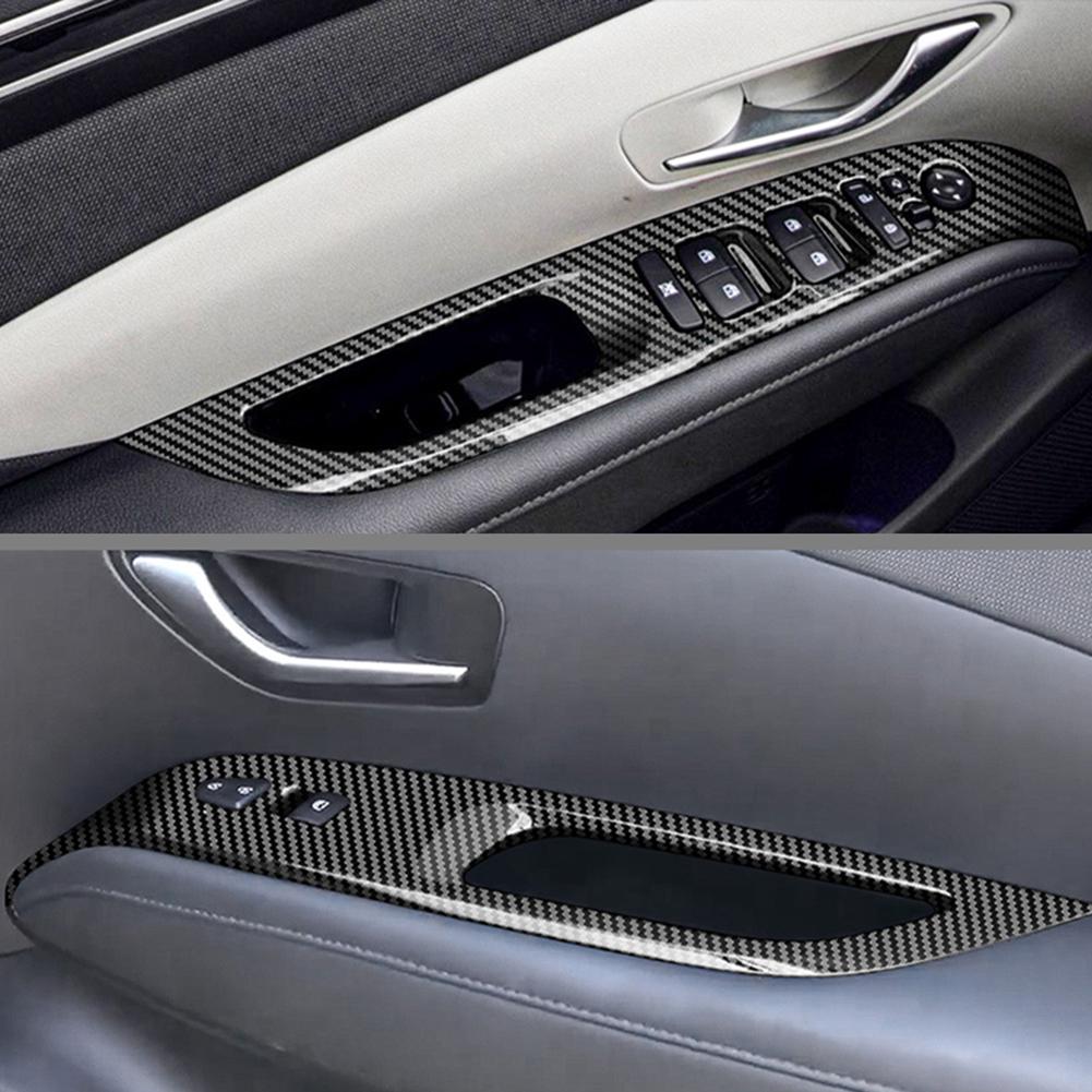 Модная отделка переключателя панели ABS, простая установка, защита от царапин, подходит для Hyundai Santa Cruz 2022, комплект из 6 шт.