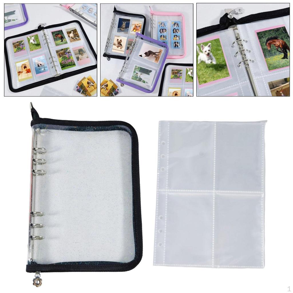 Binder Photo Album 25 Sheets Internal Pages DIY Photocard Collect Book Holder for