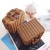 Straw Woven Rattan Basket Retro Cosmetic Storage Box New Rattan-like Finishing Box