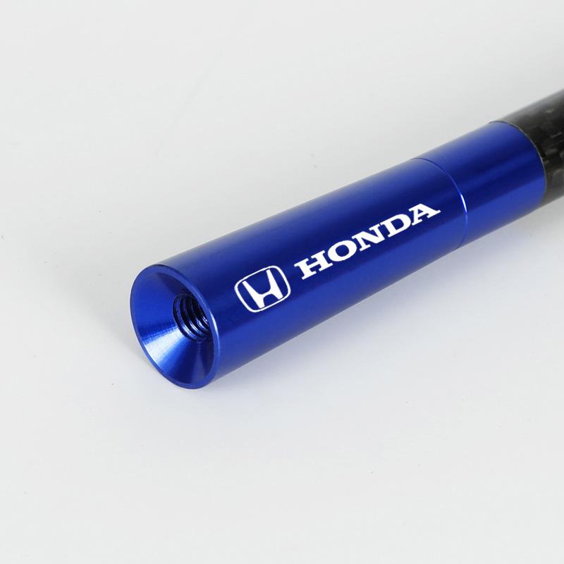 CLVRX1 hot 12cm Carbon Fiber Car Radio Antenna For Mugen Power Honda Civic Accord CRV Hrv Jazz Accessories Car Styling accessaries