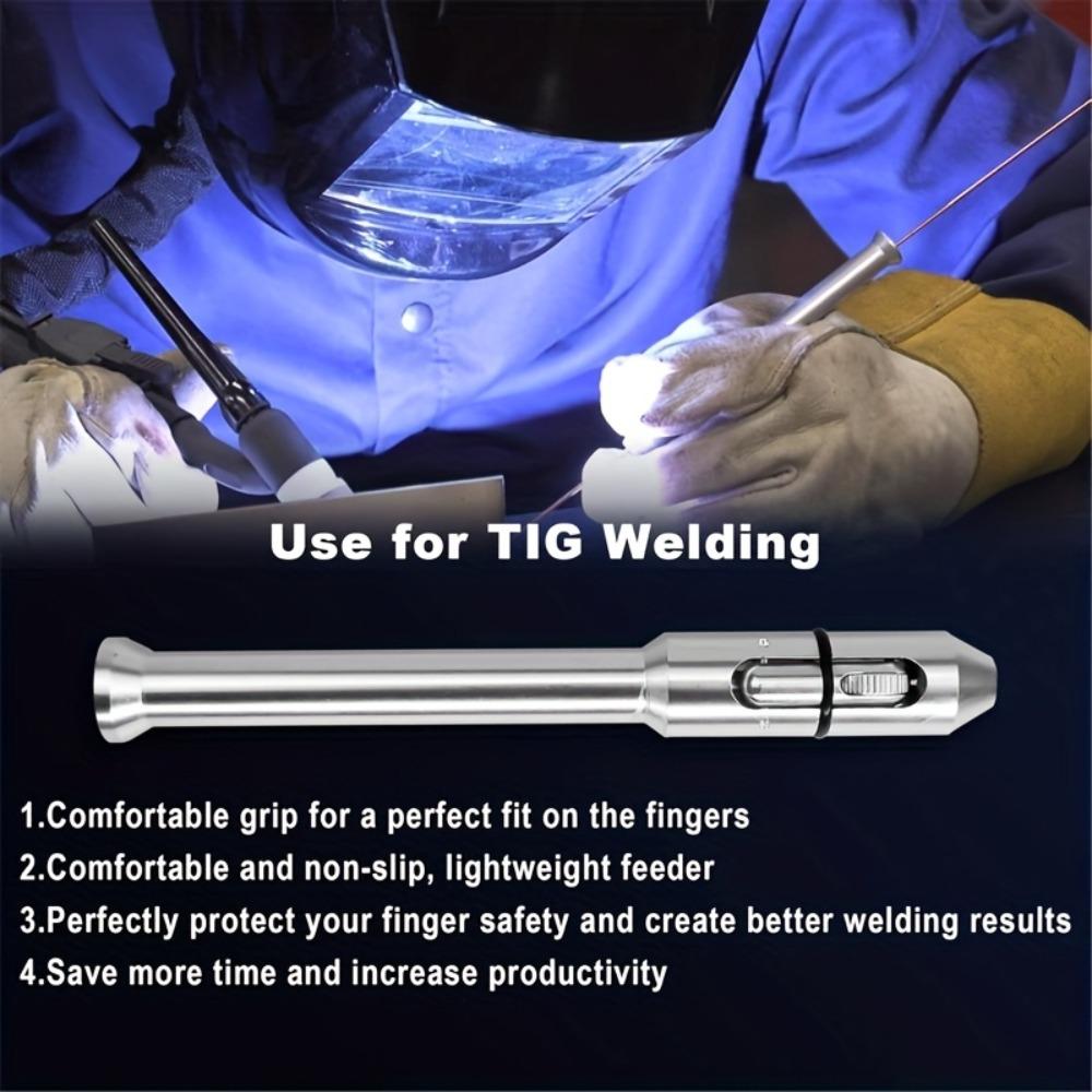 Aluminum Zinc Zinc Alloy Welding Pen Wire Feeder Holder Welding Tool Wire Feeding Pen Professional Use