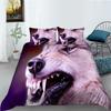 Wolf Series Polyester Bedding Two Or Three Piece Digital Printing Wishshopify