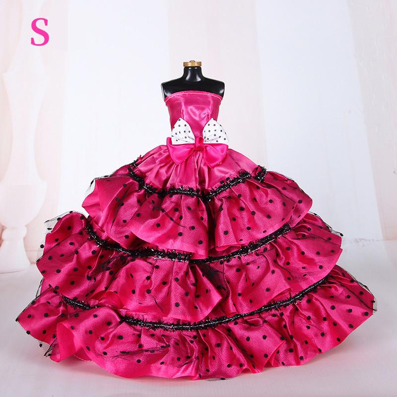 Модная свадебная вечеринка 29 см, лучший подарок, аксессуары для костюмов, игрушки для девочек, платье куклы Барби, сменные аксессуары принцессы, юбка