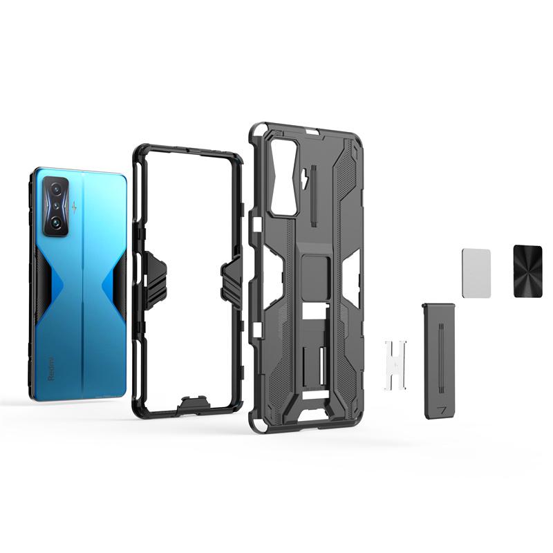 Для Xiaomi POCO F4 GT Чехол Автомобильный Магнитный Держатель Подставка Armor Funda Для Poco Poko Pocco Little F4GT F 4 GT 5G Силиконовый Бампер Чехол