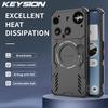 KEYSION Полый чехол для отвода тепла для Nothing Phone 3 Силикон+ПК Магнитное охлаждение Противоударный чехол для телефона для Nothing Phone 3