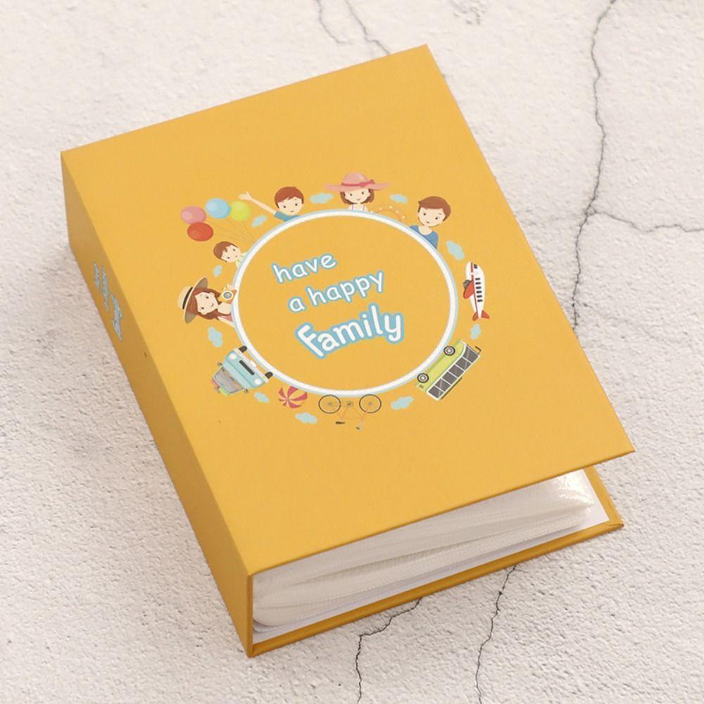 4R 100pcs Photo Album Memorial Book Cartoon Insert Recall Cute Good Time Child Gift Cute Cartoon Photo Albums