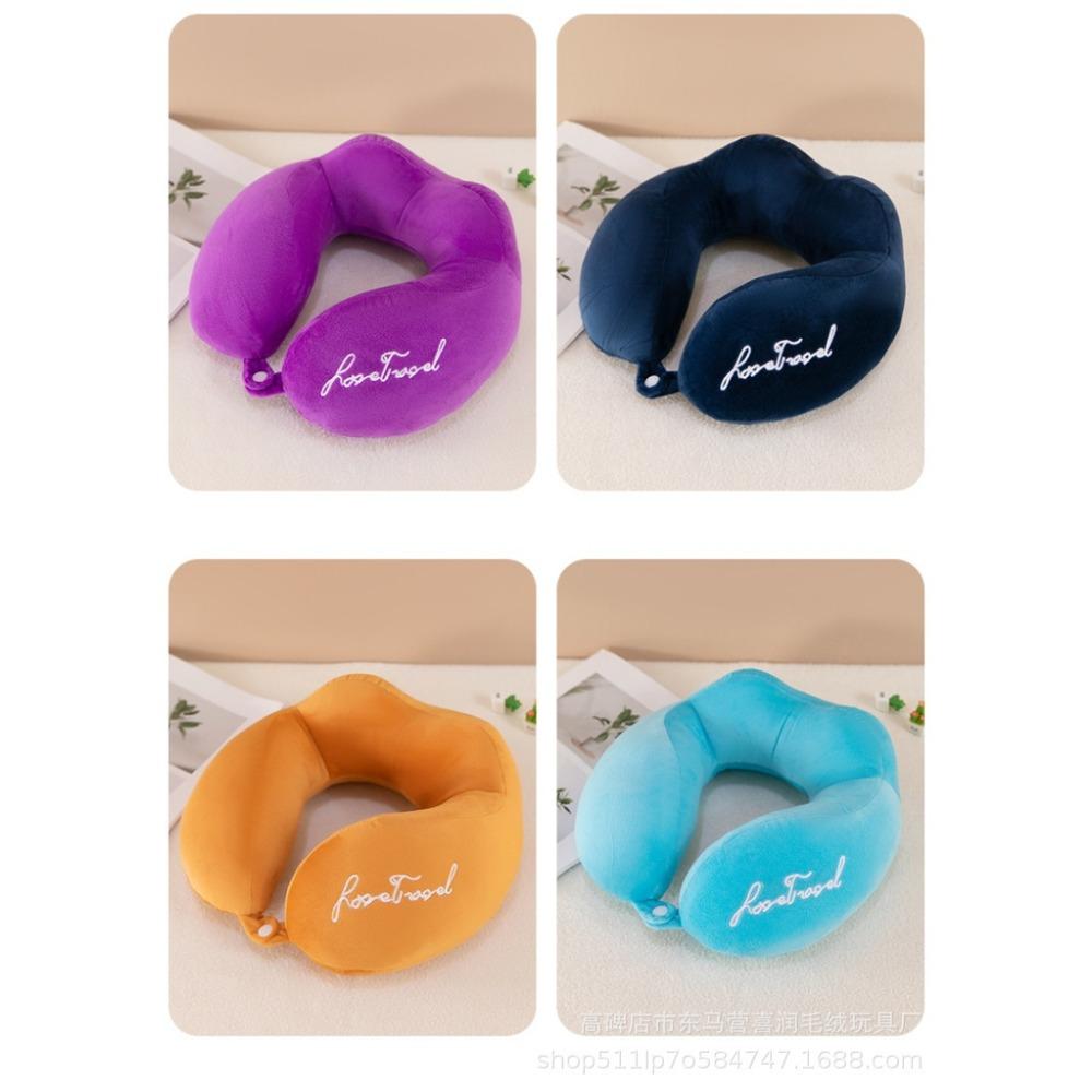 Подушка для путешествий, Подушка для шеи, Поддержка шеи, головы и подбородка, Милая дорожная подушка для шеи с рисунком для мальчиков и девочек, Дорожные аксессуары для самолета, автомобиля, откидывания