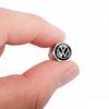 T264PCS Metal Car Wheel Tire Valve Caps Stem Cover Car Accessories For Volkswagen GTI Polo Golf Passat Scirocco Jetta Touareg RLINE