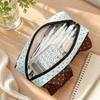 Large Capacity Pencil Pouch Polka Dot Print Stationery Bag Portable Pencil Case  Gift