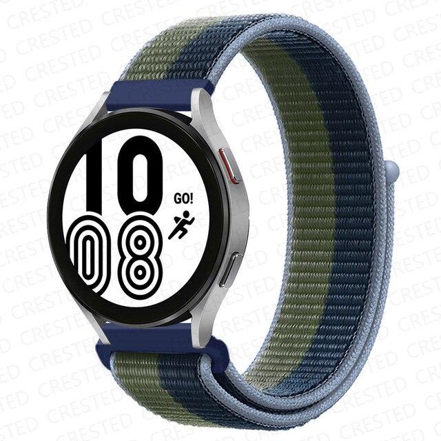 Band For Samsung Galaxy Watch 4 3 Classic 5 Pro Active 2/Gear S3 Nylon Loop Correa Bracelet Huawei Watch GT 2 3 Strap 22mm 20mm