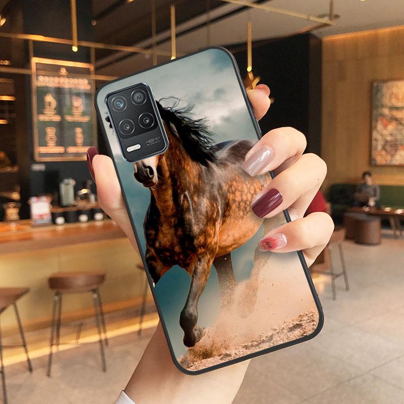 Чехол для телефона с изображением лошади для OPPO Realme 8 7 6 6i C3 C21 C21Y C11 X3 SuperZoom A94 A74 A91 A53S A54